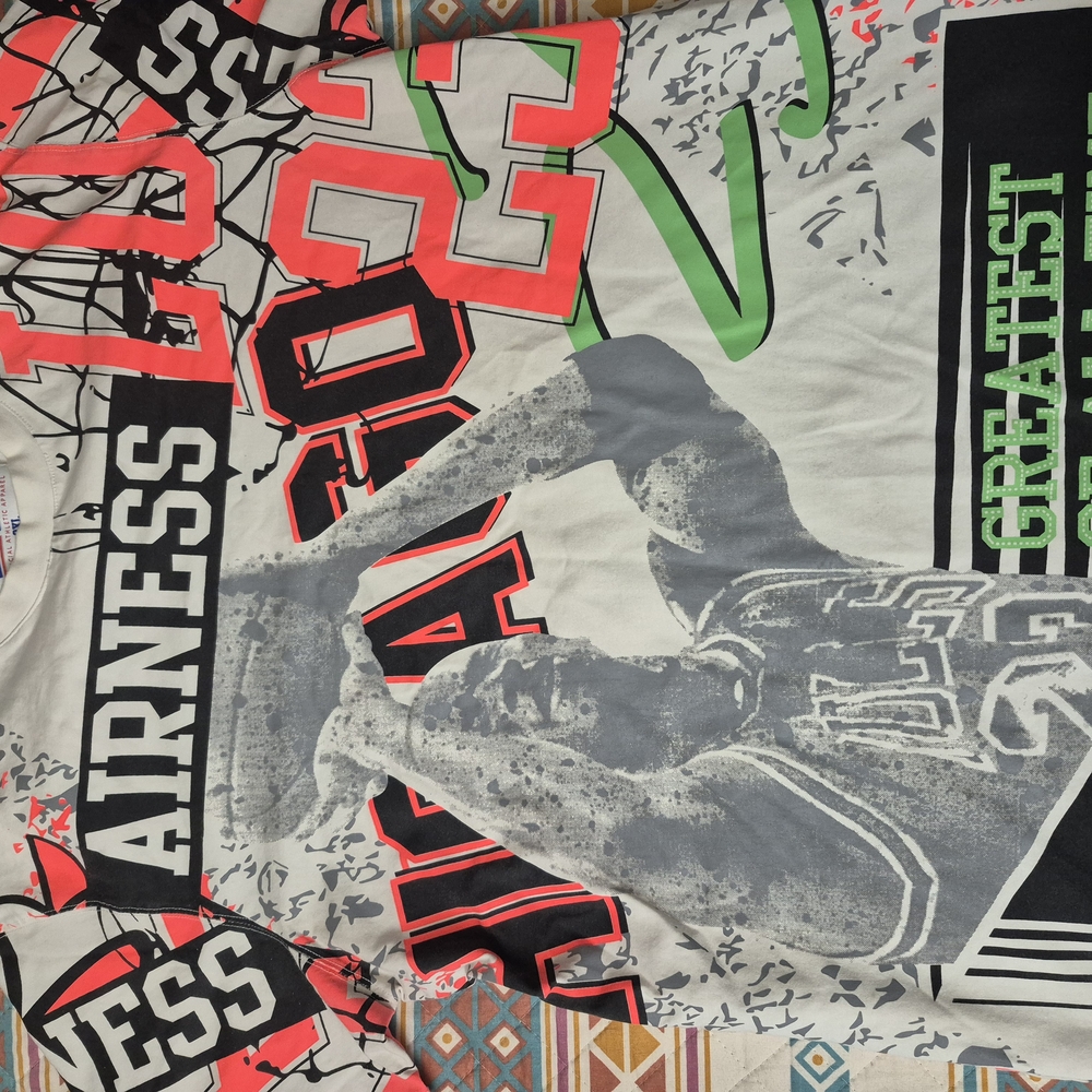 Graphic Art T-Shirt - Black, Red, Green